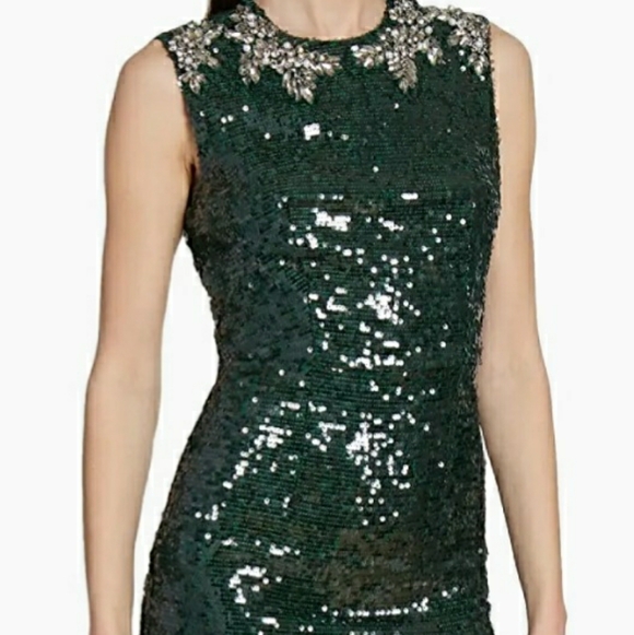 ERDEM Dresses & Skirts - ERDEM  Sequin Embellished Sleeveless Midi Dress